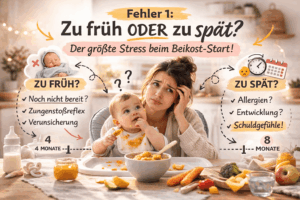3 Fehler beim Beikost Start – und warum sie fast jede Mama macht Fehler 1 Beikost Start