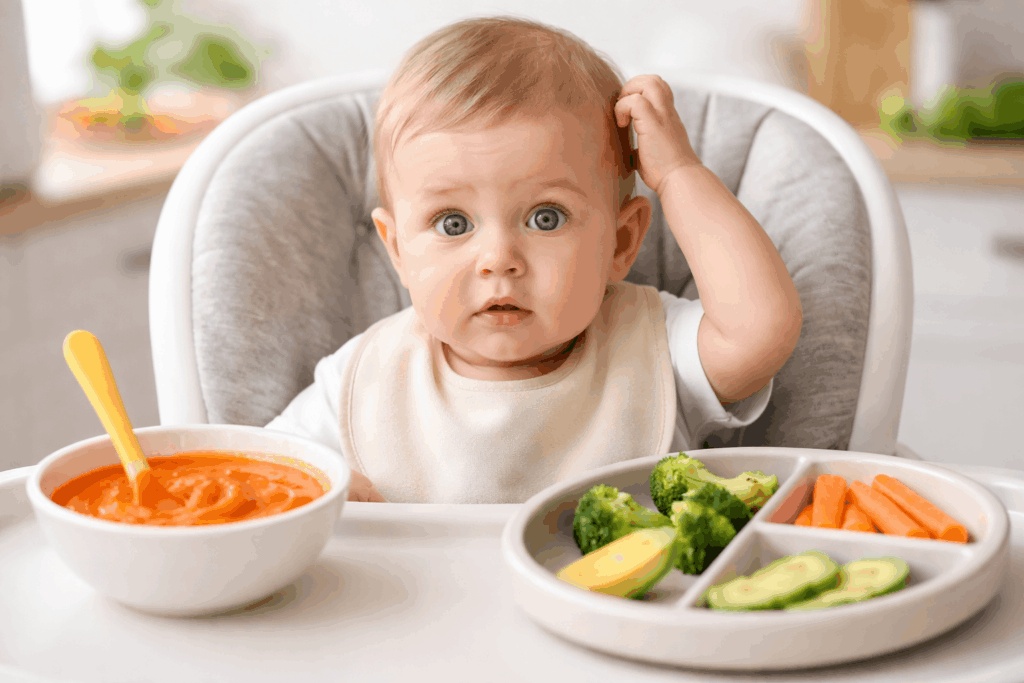 Brei oder BLW? Der ehrliche Vergleich für unsichere Eltern