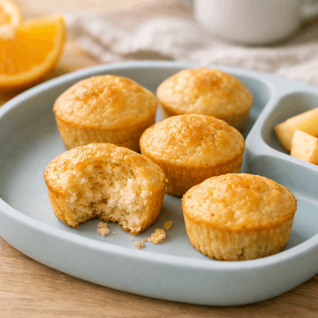 Orangen Kuchen für Babys