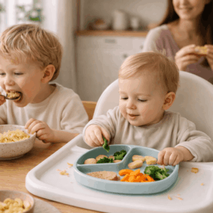 Beikost Start im Familienalltag – einfach integriert Beikost mit Geschwistern – so klappt es wirklich