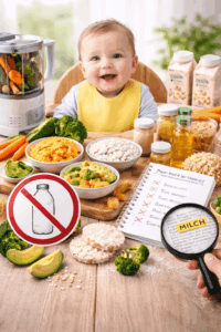 5 praktische Tipps für einen entspannten Beikost Start trotz Kuhmilcheiweiß-Allergie