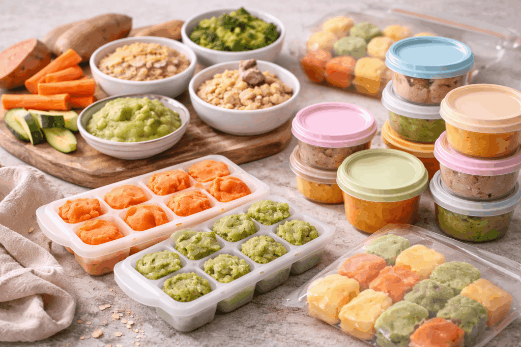 Beikost einfrieren und Geld sparen