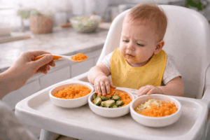 Babys erstes Geschmackserlebnis