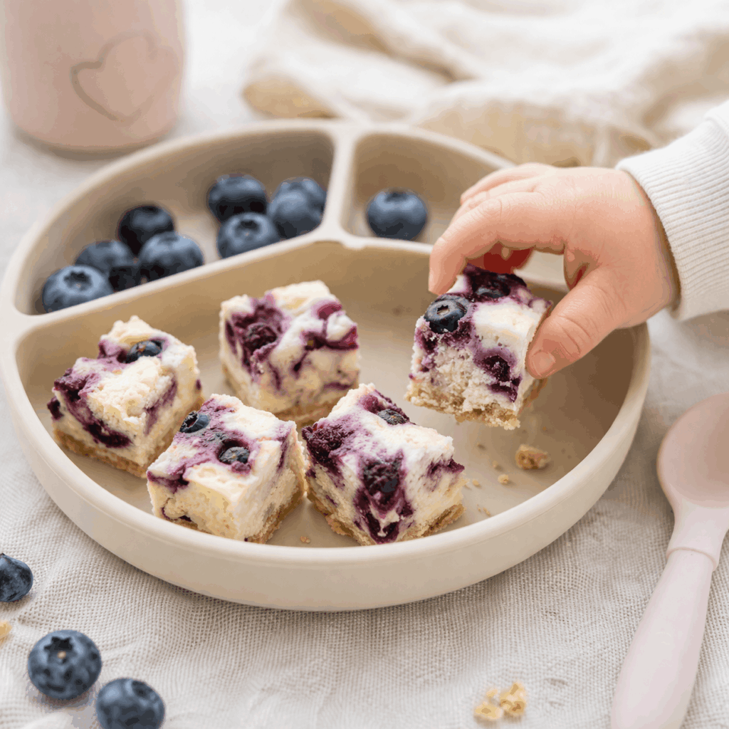 Baby Blaubeer-Cheesecake – der perfekte Beikost-Snack