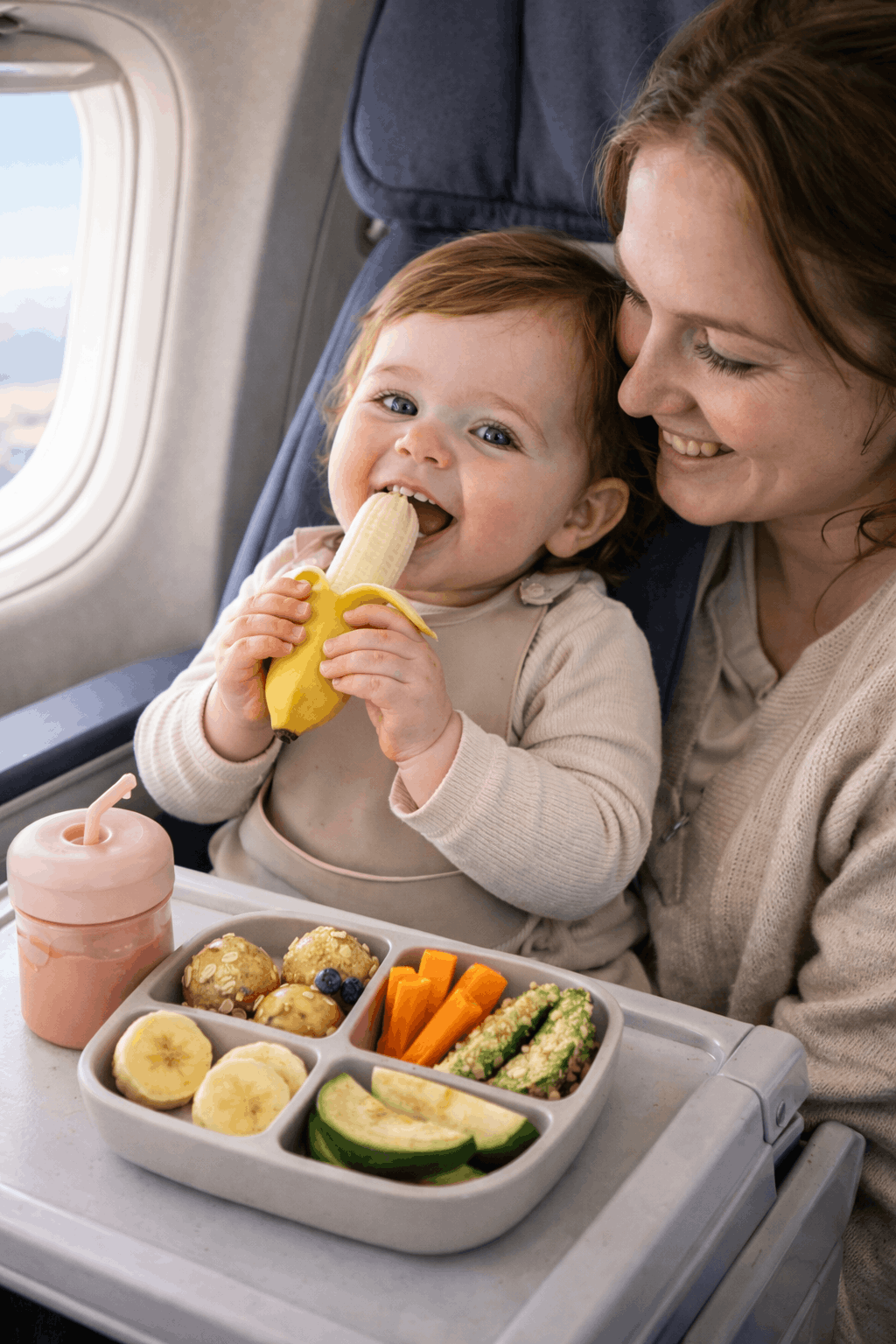 Die perfekten Beikost Snacks im Flugzeug (ohne Stress & ohne Chaos)