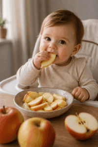 Apfel für Babys – ab wann & wie sicher geben?