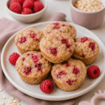 Himbeer-Haferflocken-Muffins für Babys – weich, fruchtig & perfekt für kleine Hände Himbeer-Haferflocken-Muffins für Babys (weich & ohne Zucker)