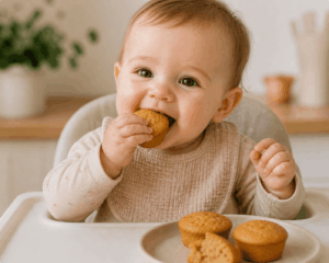 Erdnuss-Küchlein für Babys – weich, sättigend & perfekt für kleine Hände Erdnuss Küchlein Baby